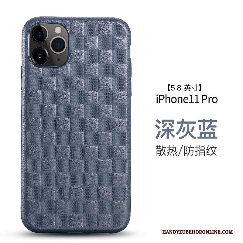 Custodia iPhone 11 Pro Pelle Morbido Marchio Di Tendenza, Cover iPhone 11 Pro Protezione Verdetelefono