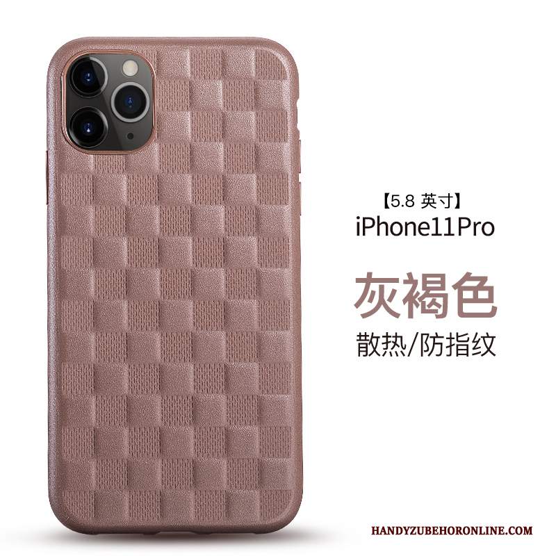 Custodia iPhone 11 Pro Pelle Morbido Marchio Di Tendenza, Cover iPhone 11 Pro Protezione Verdetelefono
