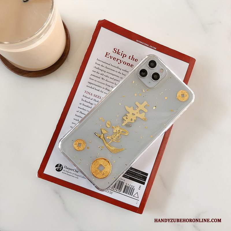 Custodia iPhone 11 Pro Protezione Ricchezza Nuovo, Cover iPhone 11 Pro Anti-caduta Felice
