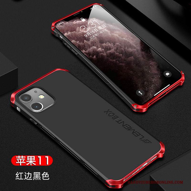 Custodia iPhone 11 Silicone Tutto Incluso Tendenza, Cover iPhone 11 Protezione Rosso Verde