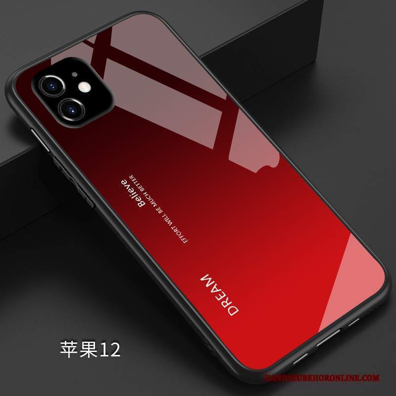 Custodia iPhone 12 Creativo Amanti Semplici, Cover iPhone 12 Silicone Blutelefono