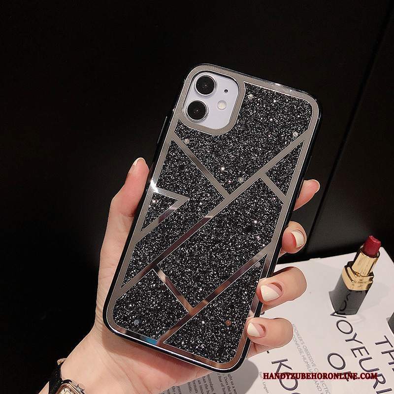 Custodia iPhone 12 Moda Anti-caduta Personalizza, Cover iPhone 12 Silicone Rosa Sottile