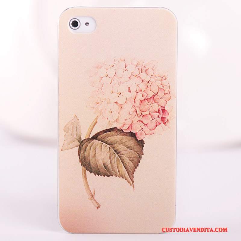 Custodia iPhone 4/4s Colore Blu Difficile, Cover iPhone 4/4s Protezione Macchiatitelefono