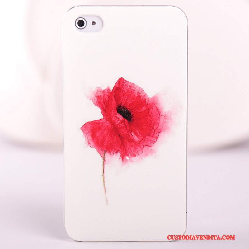 Custodia iPhone 4/4s Colore Blu Difficile, Cover iPhone 4/4s Protezione Macchiatitelefono