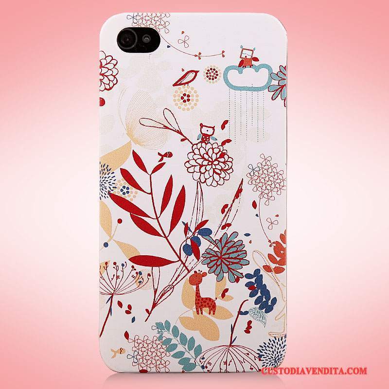 Custodia iPhone 4/4s Colore Sottile Coperchio Posteriore, Cover iPhone 4/4s Protezione Nuovo Difficile