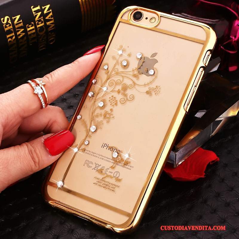 Custodia iPhone 4/4s Difficile Rosa, Cover iPhone 4/4s Trasparente Nuovo
