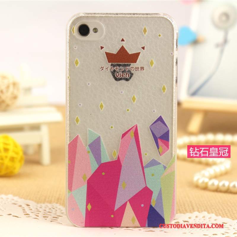 Custodia iPhone 4/4s Pelle Modellotelefono, Cover iPhone 4/4s Colore Leggere
