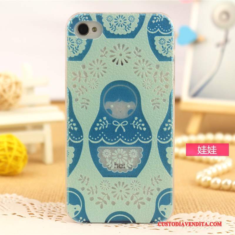 Custodia iPhone 4/4s Pelle Modellotelefono, Cover iPhone 4/4s Colore Leggere