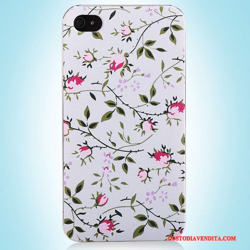 Custodia iPhone 4/4s Protezione Rosa Semplici, Cover iPhone 4/4s Colore Telefono