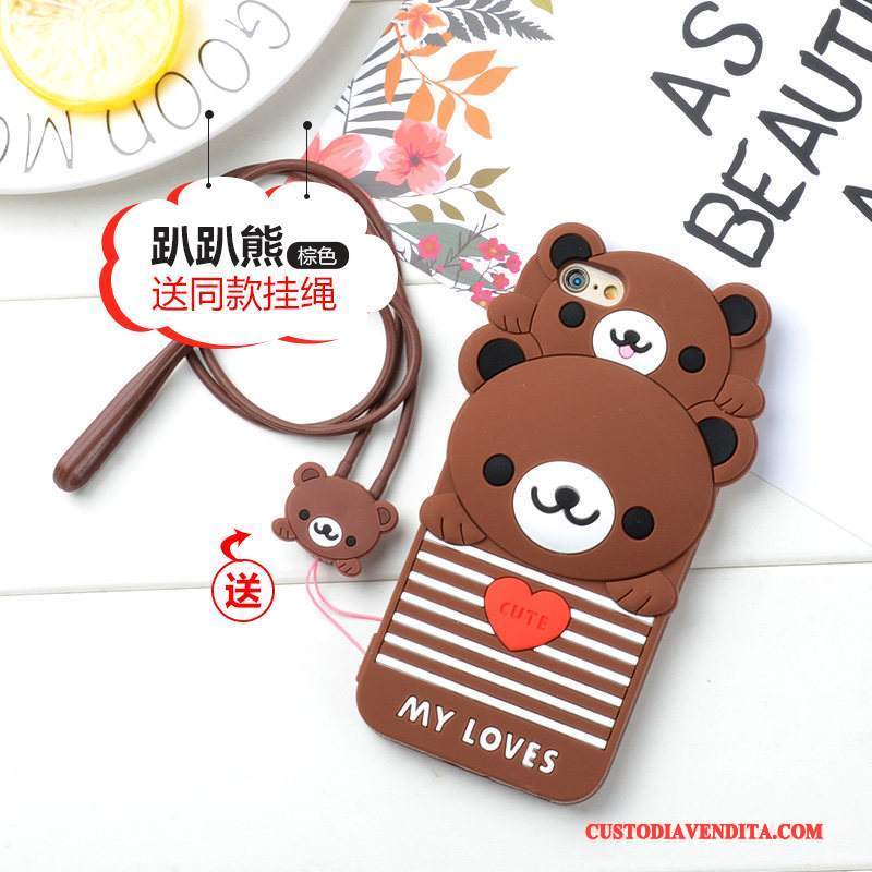 Custodia iPhone 5/5s Cartone Animato Tutto Inclusotelefono, Cover iPhone 5/5s Silicone Tendenza Anti-caduta