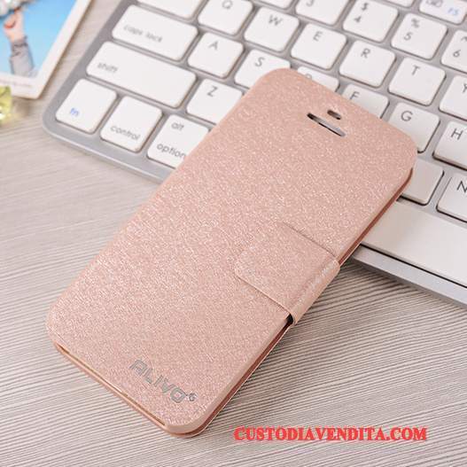 Custodia iPhone 5/5s Pelle Rossotelefono, Cover iPhone 5/5s Folio Anti-caduta