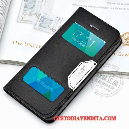 Custodia iPhone 5c Folio Arancionetelefono, Cover iPhone 5c Pelle