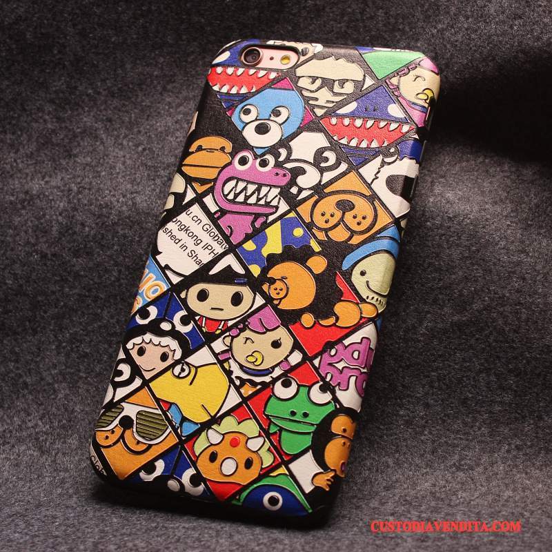 Custodia iPhone 6/6s Colore Tendenza Di Personalità, Cover iPhone 6/6s Creativo Anti-caduta Macchiati
