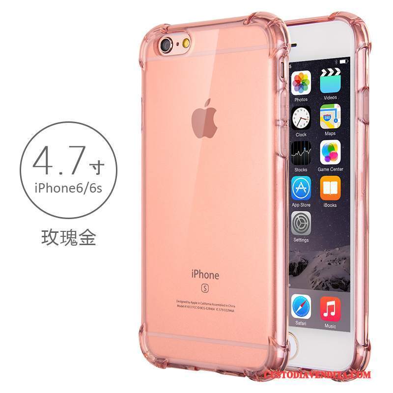 Custodia iPhone 6/6s Colore Trasparente Tendenza, Cover iPhone 6/6s Silicone Morbido Gasbag