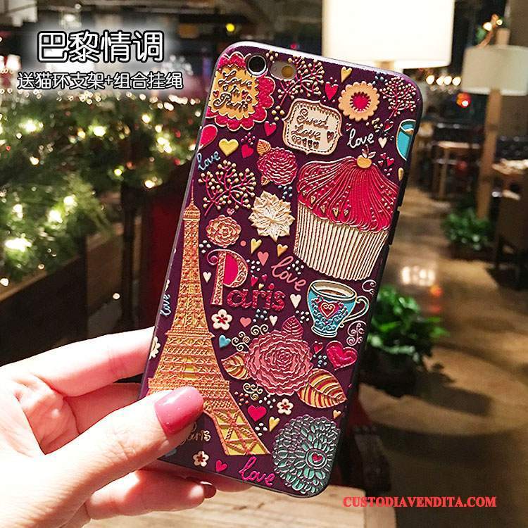 Custodia iPhone 6/6s Colore Tutto Inclusotelefono, Cover iPhone 6/6s Silicone Supporto Ornamenti Appesi