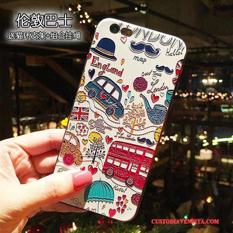 Custodia iPhone 6/6s Colore Tutto Inclusotelefono, Cover iPhone 6/6s Silicone Supporto Ornamenti Appesi