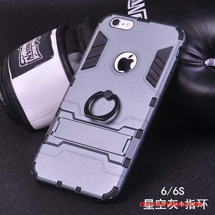 Custodia iPhone 6/6s Creativo Rosso Fibbia, Cover iPhone 6/6s Protezione Difficile Anti-caduta