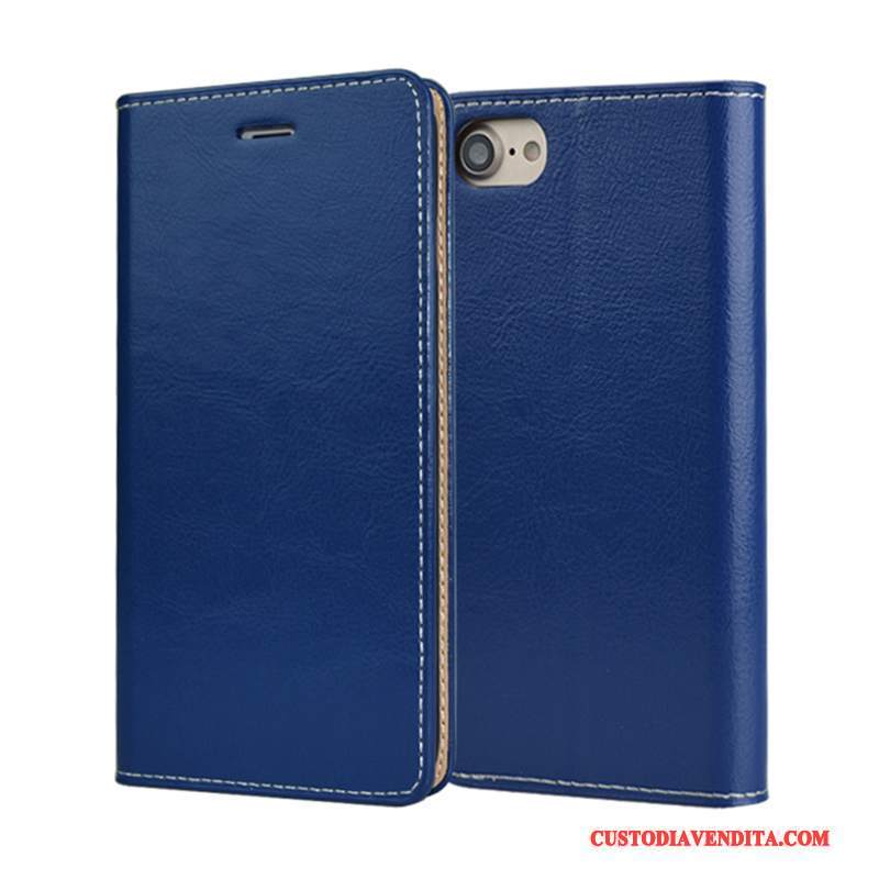 Custodia iPhone 6/6s Pelle Affaritelefono, Cover iPhone 6/6s Folio Arancione Qualità
