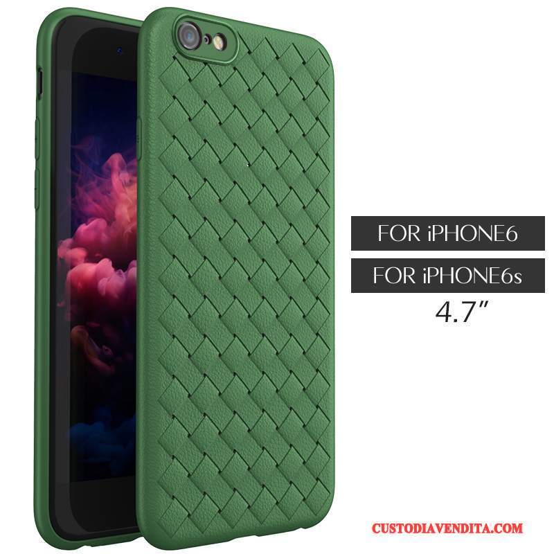 Custodia iPhone 6/6s Pelle Di Personalità Intrecciate, Cover iPhone 6/6s Protezione Tendenza Modello