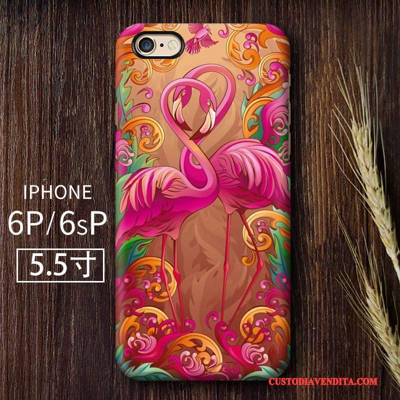 Custodia iPhone 6/6s Plus Colore Stile Cinese Doppia Gonna, Cover iPhone 6/6s Plus Protezione Telefono
