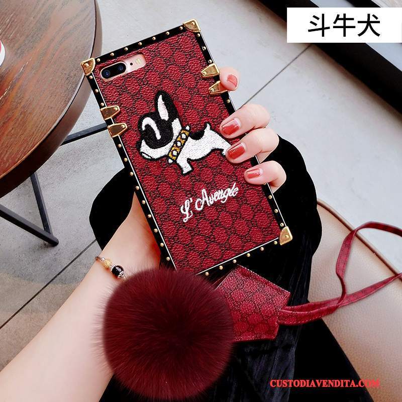 Custodia iPhone 6/6s Plus Creativo Palla Di Pelo Tutto Incluso, Cover iPhone 6/6s Plus Anti-caduta Ricamo