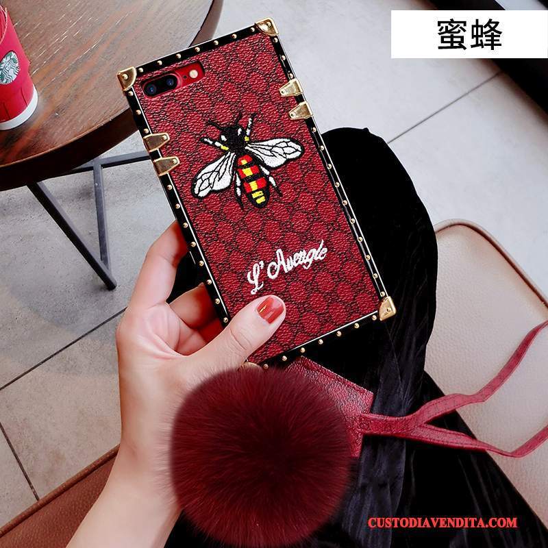 Custodia iPhone 6/6s Plus Creativo Palla Di Pelo Tutto Incluso, Cover iPhone 6/6s Plus Anti-caduta Ricamo