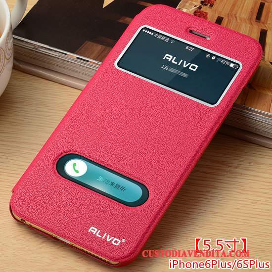 Custodia iPhone 6/6s Plus Pelle Orotelefono, Cover iPhone 6/6s Plus Folio