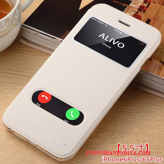 Custodia iPhone 6/6s Plus Pelle Orotelefono, Cover iPhone 6/6s Plus Folio