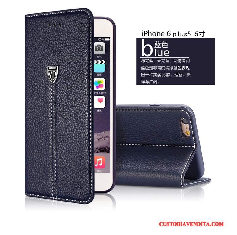 Custodia iPhone 6/6s Plus Pelle Rossotelefono, Cover iPhone 6/6s Plus Protezione