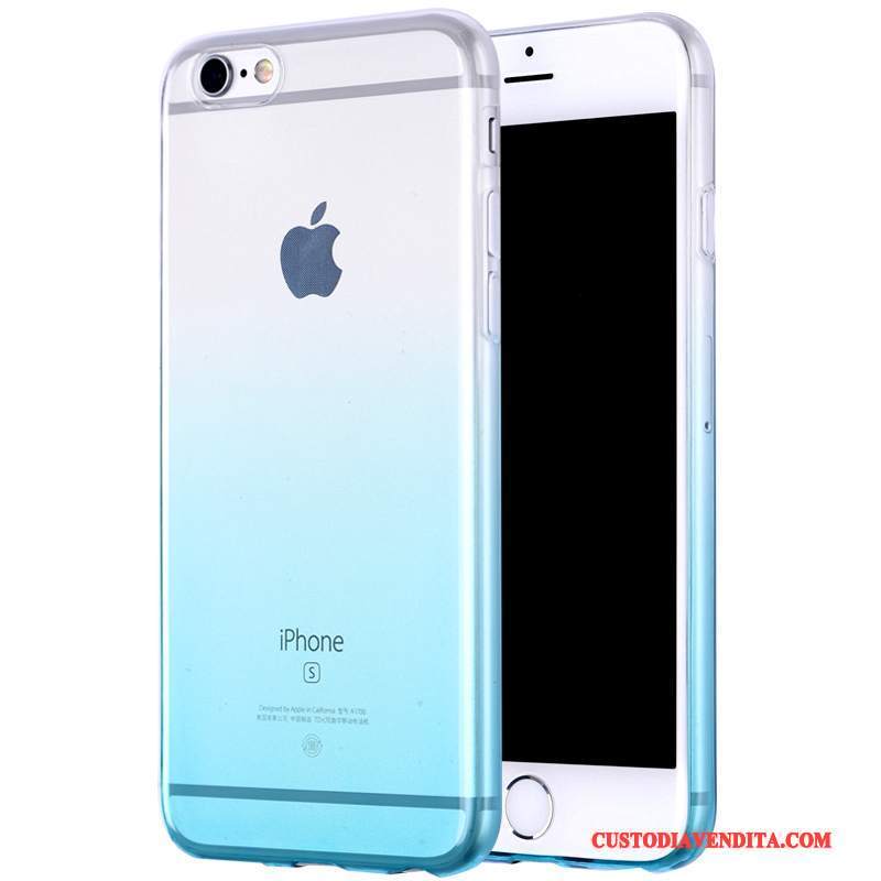 Custodia iPhone 6/6s Silicone Telefono Gradiente, Cover iPhone 6/6s Tutto Incluso Morbido