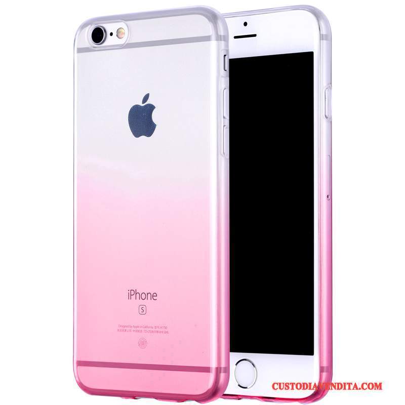 Custodia iPhone 6/6s Silicone Telefono Gradiente, Cover iPhone 6/6s Tutto Incluso Morbido