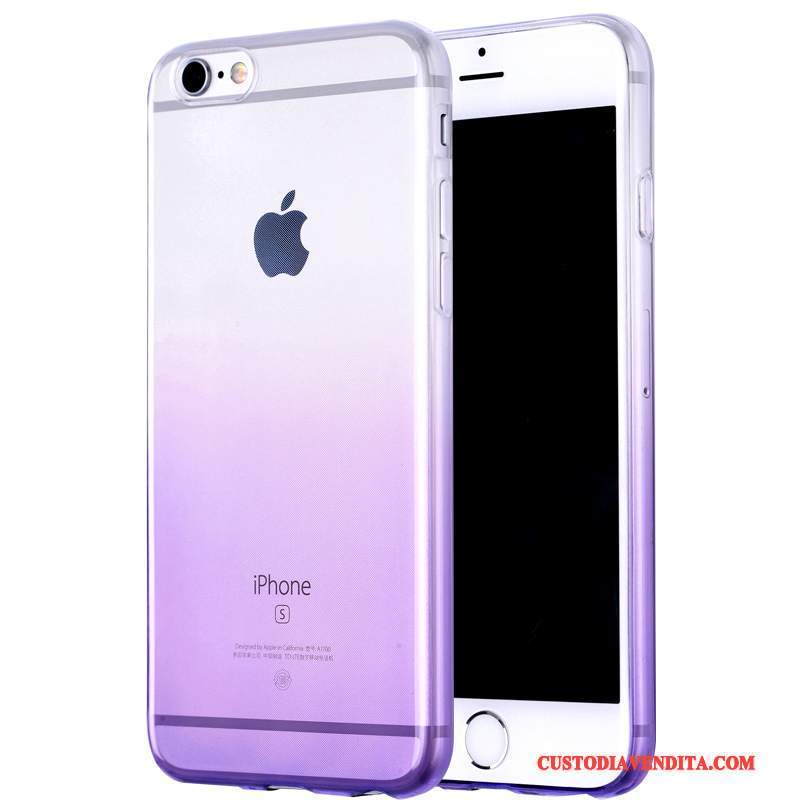 Custodia iPhone 6/6s Silicone Telefono Gradiente, Cover iPhone 6/6s Tutto Incluso Morbido