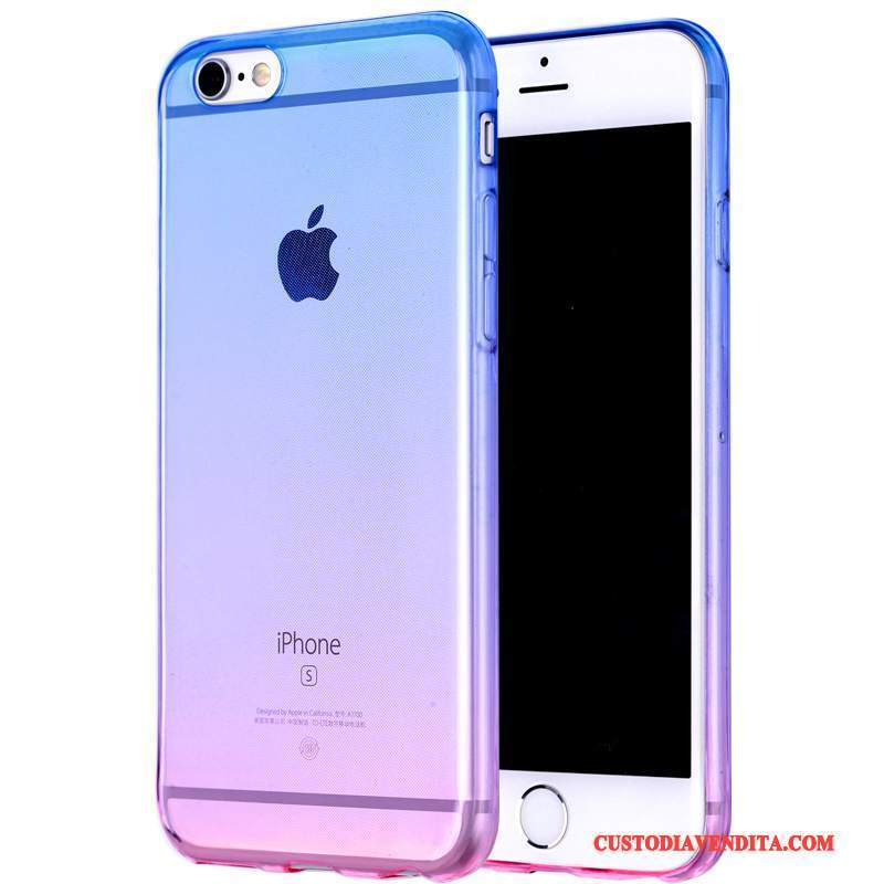 Custodia iPhone 6/6s Silicone Telefono Gradiente, Cover iPhone 6/6s Tutto Incluso Morbido
