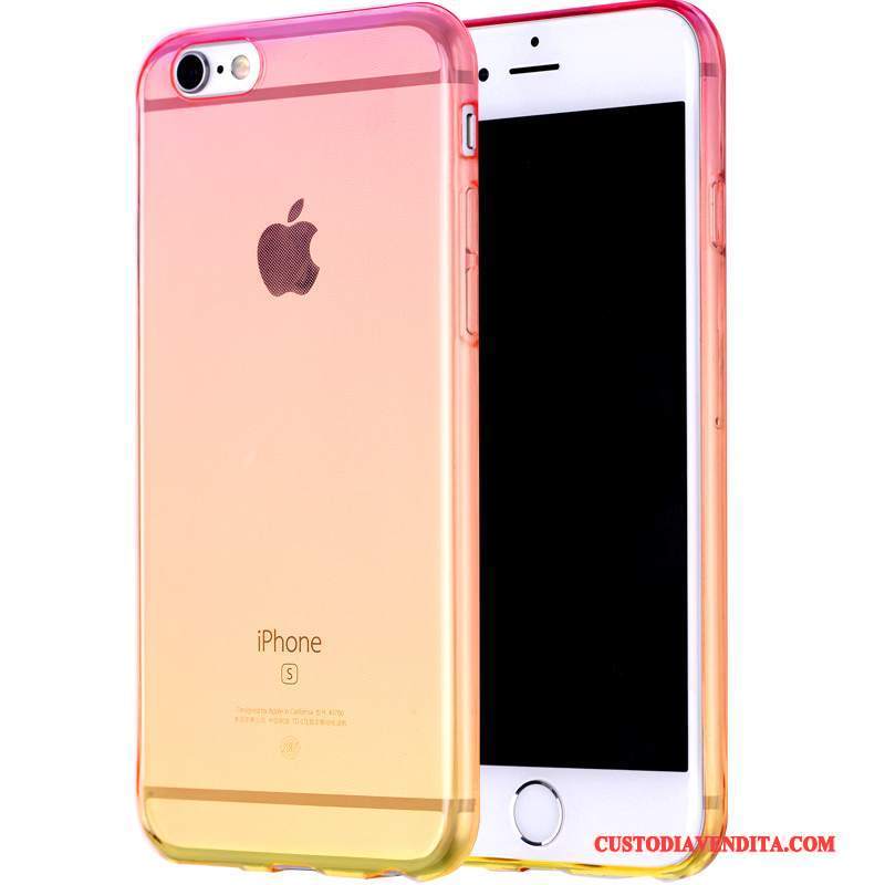 Custodia iPhone 6/6s Silicone Telefono Gradiente, Cover iPhone 6/6s Tutto Incluso Morbido
