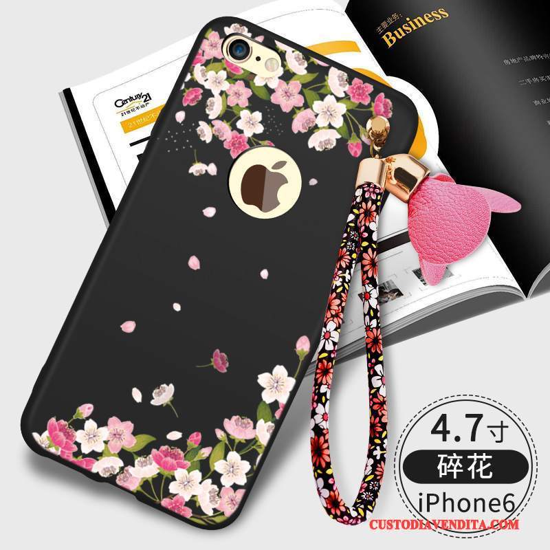 Custodia iPhone 6/6s Silicone Tendenza Tutto Incluso, Cover iPhone 6/6s Rossotelefono