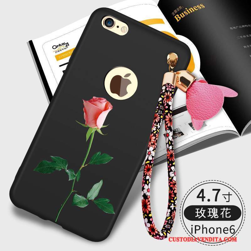 Custodia iPhone 6/6s Silicone Tendenza Tutto Incluso, Cover iPhone 6/6s Rossotelefono