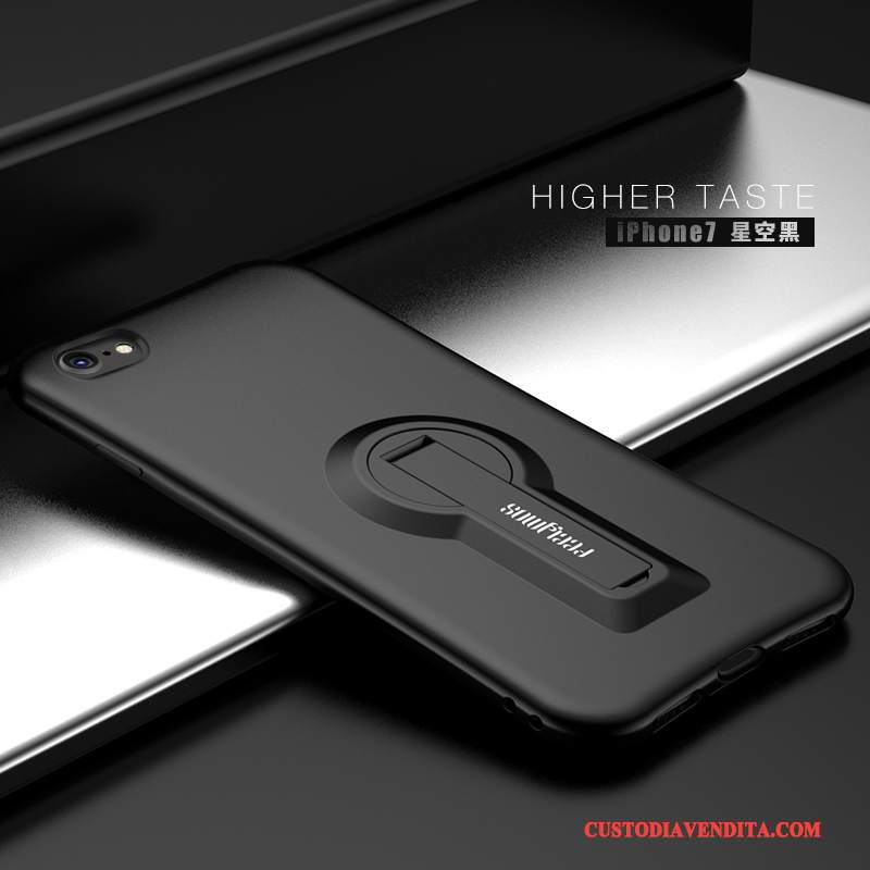 Custodia iPhone 7 Colore Macchiati Rosso, Cover iPhone 7 Protezione Supportotelefono