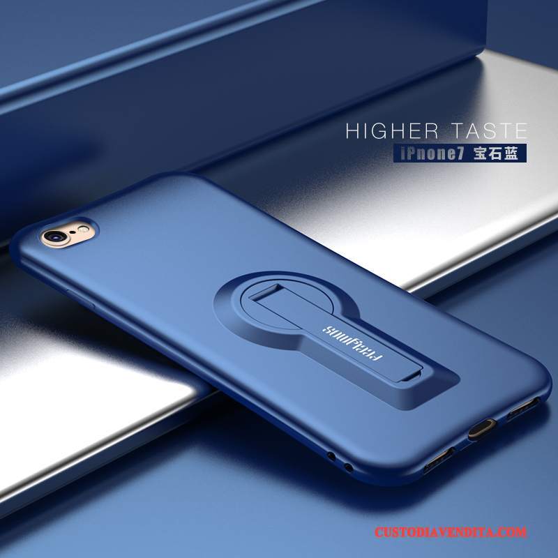 Custodia iPhone 7 Colore Macchiati Rosso, Cover iPhone 7 Protezione Supportotelefono