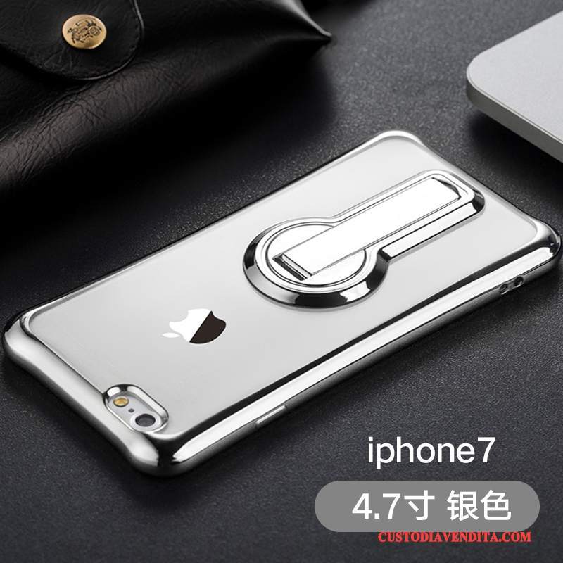 Custodia iPhone 7 Colore Macchiati Rosso, Cover iPhone 7 Protezione Supportotelefono