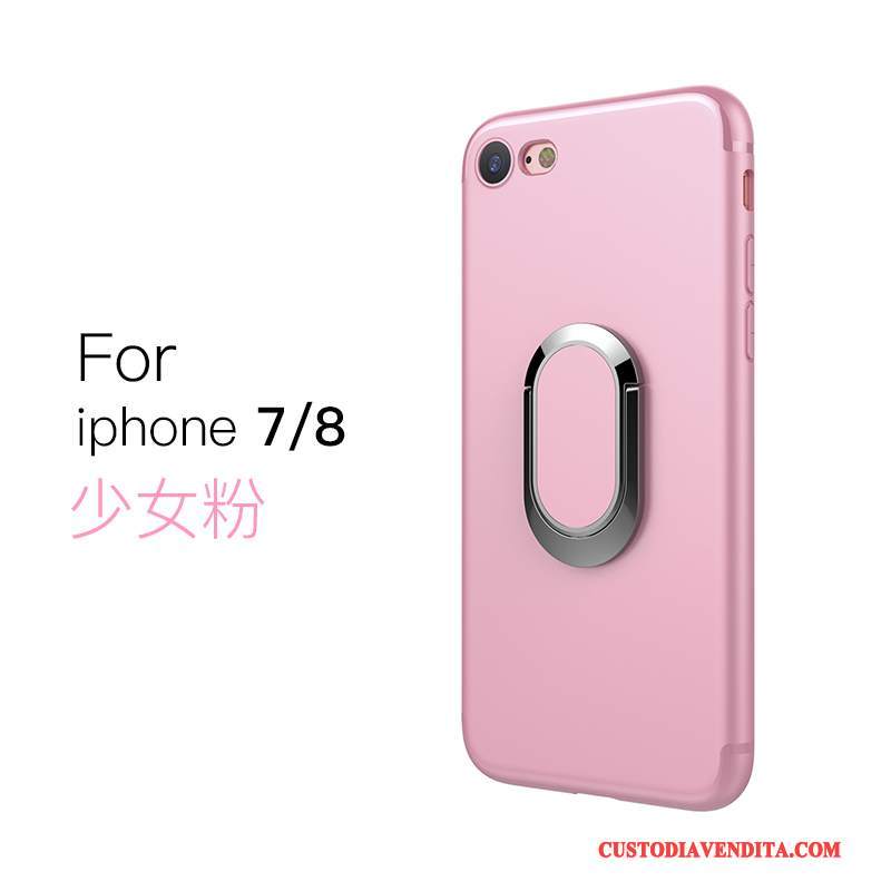 Custodia iPhone 7 Fibbia Ring, Cover iPhone 7 Anti-caduta Auto
