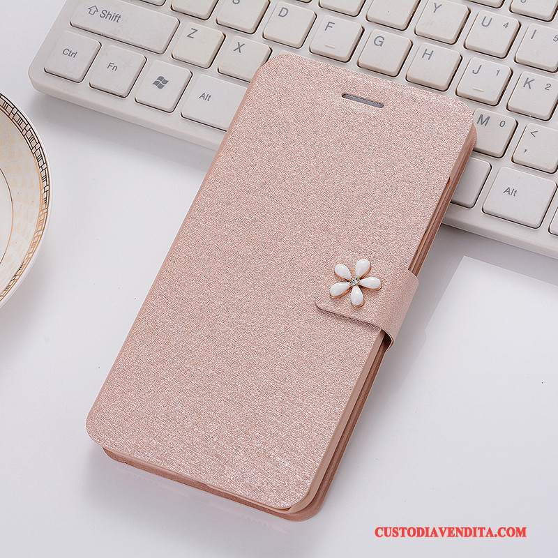 Custodia iPhone 7 Folio Telefono Blu, Cover iPhone 7 Pelle Anti-caduta