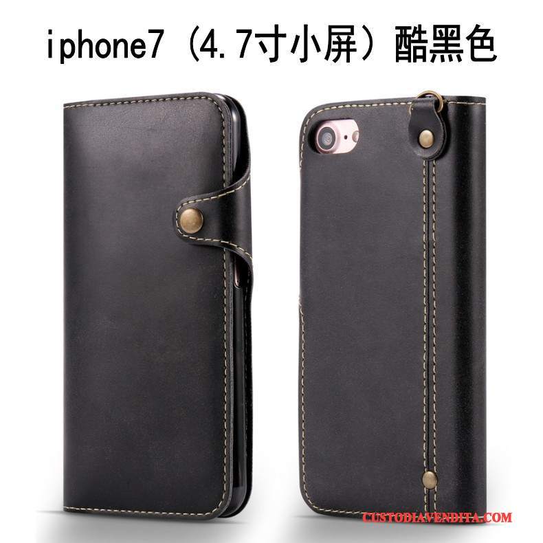 Custodia iPhone 7 Pelle Anti-caduta Morbido, Cover iPhone 7 Silicone Telefono