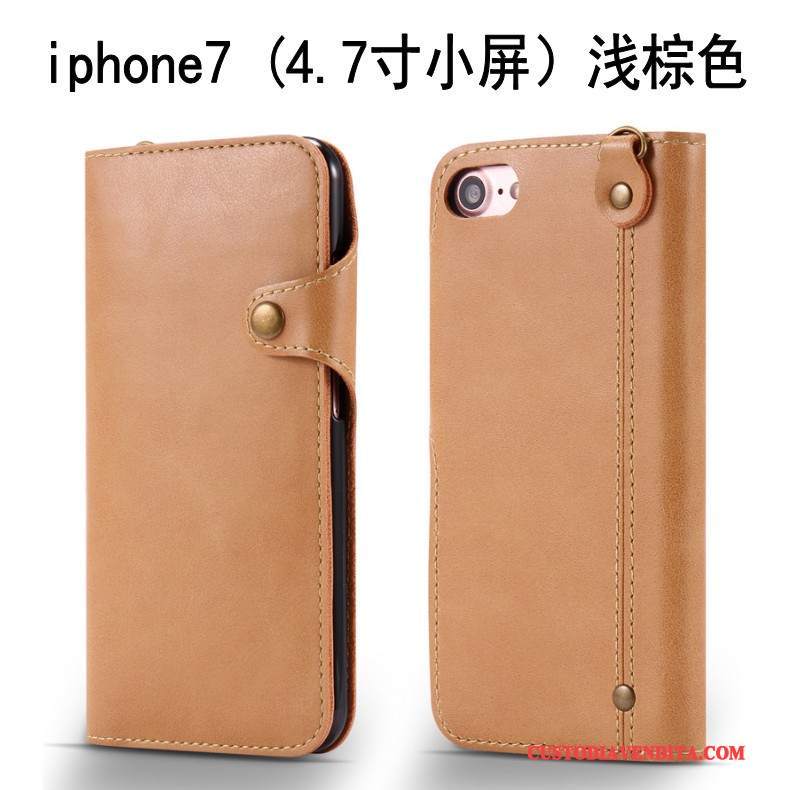 Custodia iPhone 7 Pelle Anti-caduta Morbido, Cover iPhone 7 Silicone Telefono