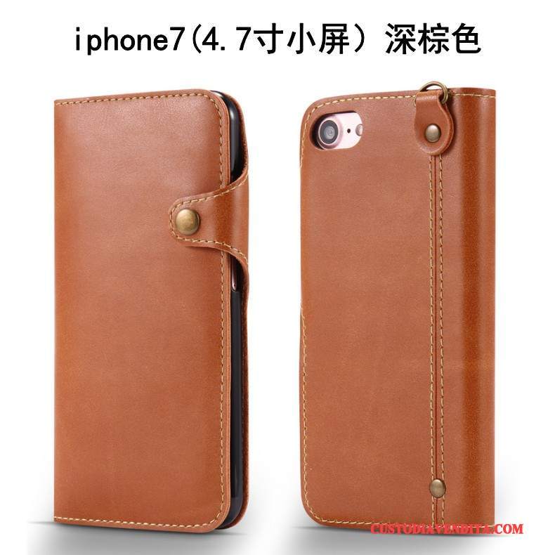 Custodia iPhone 7 Pelle Anti-caduta Morbido, Cover iPhone 7 Silicone Telefono