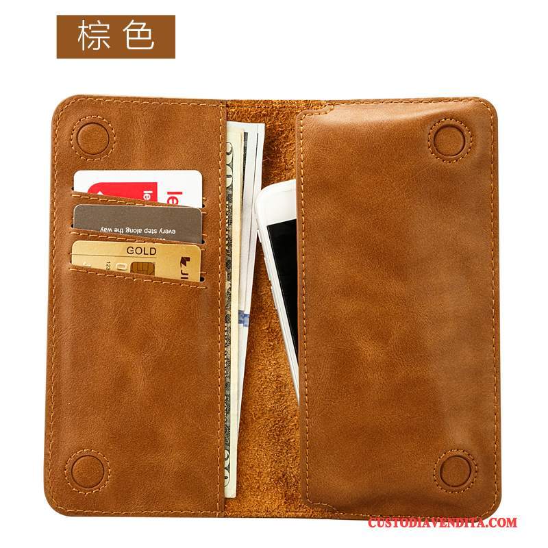 Custodia iPhone 7 Plus Pelle Nuovo Rosso, Cover iPhone 7 Plus Protezione Telefono Ogni Giorno