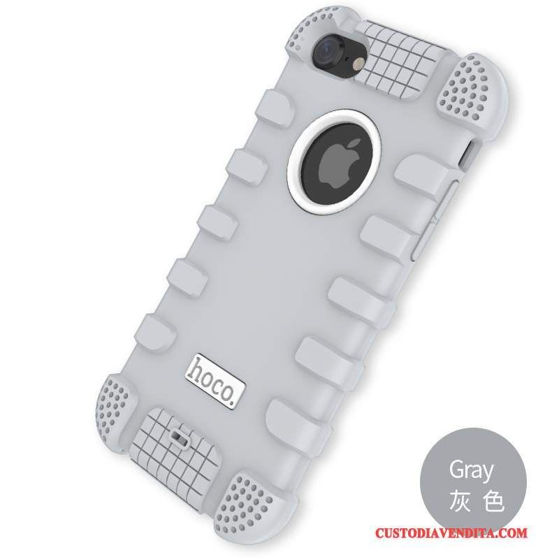 Custodia iPhone 7 Silicone Blu Gasbag, Cover iPhone 7 Telefono Anti-caduta
