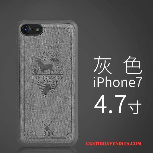 Custodia iPhone 7 Vintage Telefono Sottile, Cover iPhone 7 Pelle Tutto Incluso