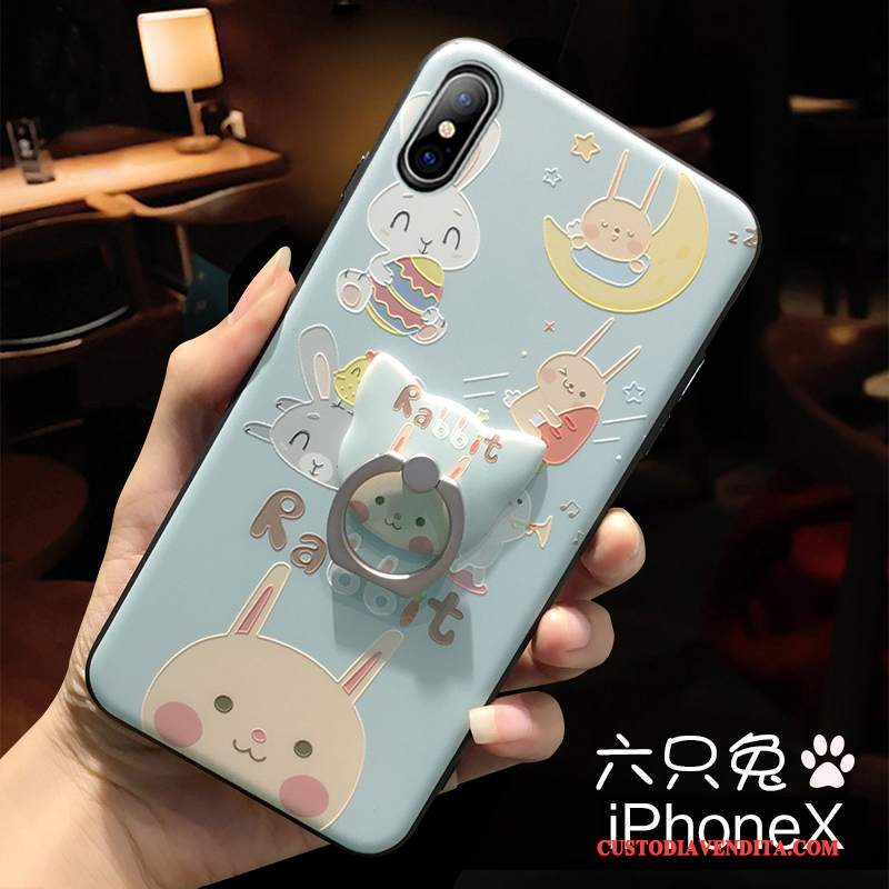 Custodia iPhone 8 Cartone Animato Anti-caduta Morbido, Cover iPhone 8 Creativo Nuovotelefono