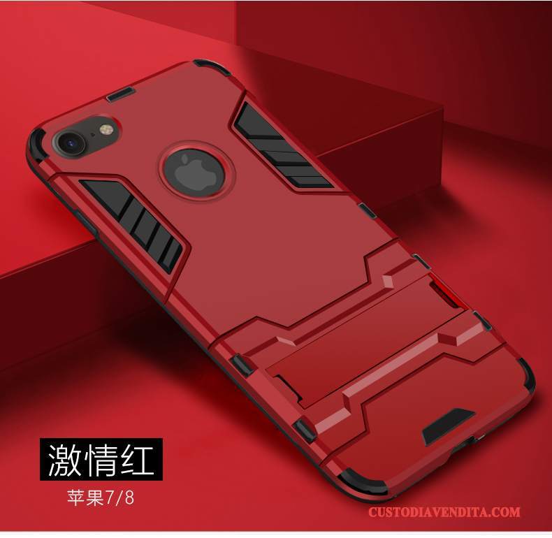 Custodia iPhone 8 Colore Tutto Incluso Tendenza, Cover iPhone 8 Creativo Telefono Morbido