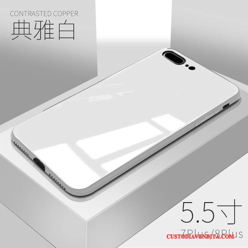 Custodia iPhone 8 Plus Anti-caduta Rosso, Cover iPhone 8 Plus Net Redtelefono